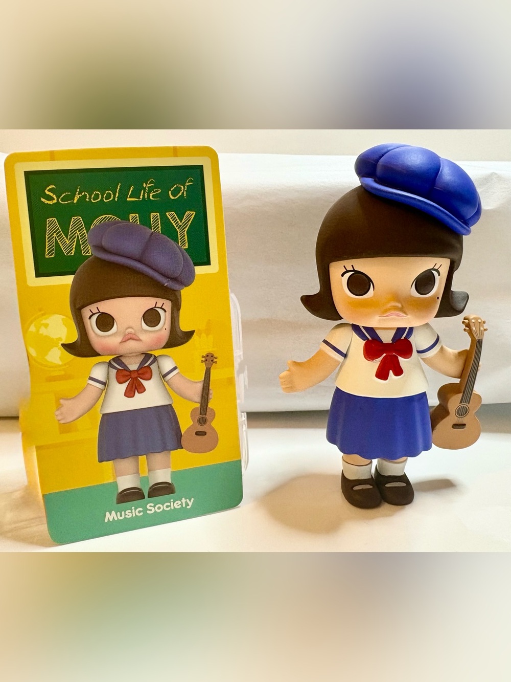 POP MART Molly School Life of Molly Series – Music Society. Discontinued 
.